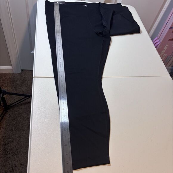 Member's Mark Black Leggings Women's Large Everyday Stretch High-Rise Ankle XXXL - Picture 8 of 9